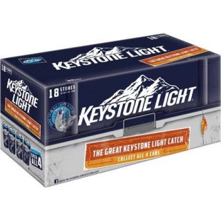 Keystone Light Beer, 16 fl oz, 18 pack
