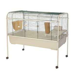 Susan Metal Small Animal Cage with Built in Stand   Rabbit Cages & Hutches