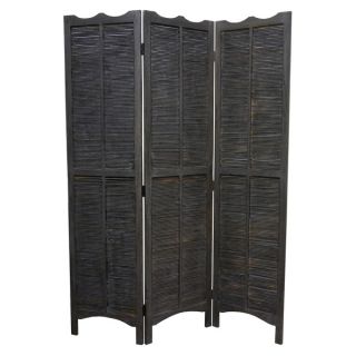 Madras Black 3 Panel Screen (China)