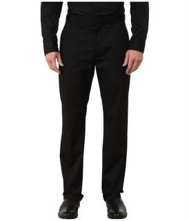 perry ellis portfolio tailored fit cotton blend performance pants black
