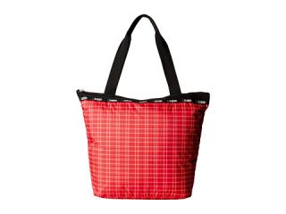 LeSportsac Hailey Tote Tattersal Red