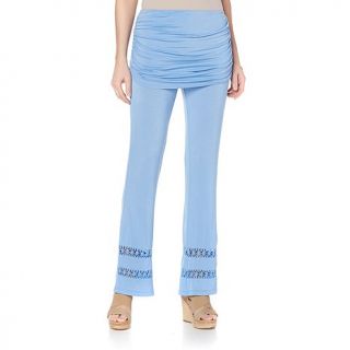 Lisa Kline Venice Beach Pant with Crochet Trim   7934021