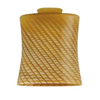 Westinghouse 5 7/8 in. Handblown Honeycomb Shade with 2 1/4 in. Fitter and 5 1/4 in. Width 8570300