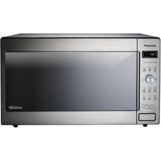 Panasonic NN SD972S Stainless 1250W 2.2 Cu. Ft. Countertop/Built in Microwave with Inverter Technology