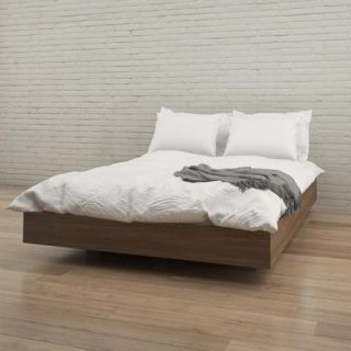 Nexera Alibi Full Size Platform Bed in Walnut