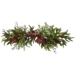 Nearly Natural 30 in. Pine and Pine Cone Swag 4943