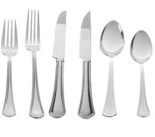 Reed & Barton Stainless Steel 99 piece Service for 12 Flatware Set   H1722 —