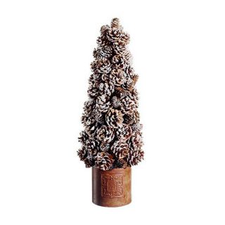 Christmas Central 1 Piece Tabletop Pine Cone Tree Indoor Christmas Decoration