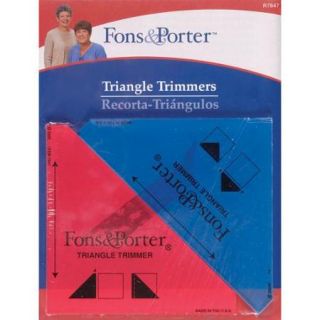 Fons & Porter Triangle Trimmers 1/2" & 1/4" 2/Pkg