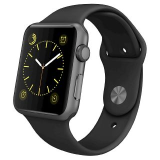 Apple®   Apple® Watch Sport 42mm Space Gray Aluminum Case with Black