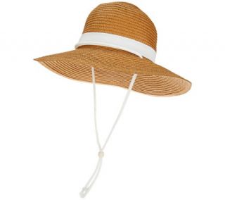San Diego Hat Co. Paper Braid Sun Hat with UPF 50 —