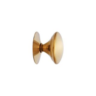 Copper Mountain Hardware 1 1/2 in Polished Brass Traditional Round Cabinet Knob