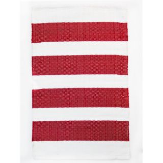 Brewster Red/White Indoor/Outdoor Area Rug