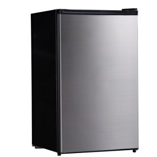 Equator Midea Stainless Steel 4.4 cubic foot Compact Refrigerator