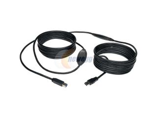 Tripp Lite U328 025 USB 3.0 SuperSpeed Active Repeater Cable (AB M/M), 25 ft.
