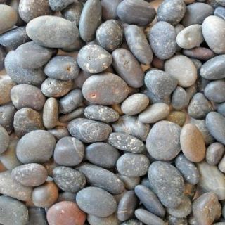 Butler Arts 5 cu. ft. 3/8 in.   5/8 in. Pallet Mixed Mexican Beach Unpolished Pebble BP MX38 20 P