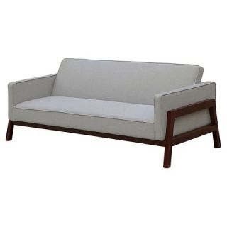 Wood Frame Convertible Sofa Gray   Threshold™