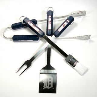 4 piece Grilling Utensil Set   Detroit Tigers   7182268