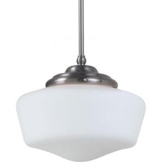 Sea Gull Lighting Academy 1 Light Brushed Nickel Pendant 65438 962