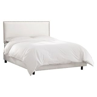 Arcadia Nailbutton Microsuede Bed