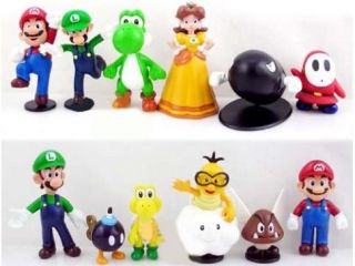 Nintendo Super Mario Bros Mini Figures Set Of 12