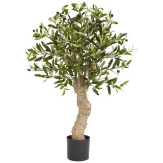 Nearly Natural Olive Tree in Pot