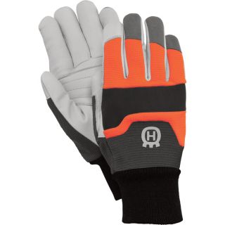Husqvarna Forest Chain Saw Gloves — Medium, Model# 579380209  Logging Apparel   Protection