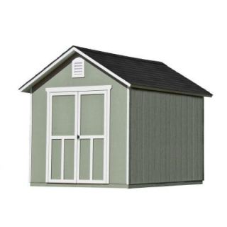 Handy Home Products Meridian 8 ft. x 10 ft. Wood Storage Shed 19347 7