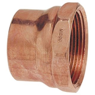 1 1/2 in x 1 1/2 in Copper Threaded Adapter Fitting