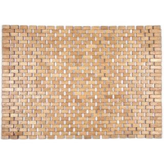 Douglas Dark Brown Exotic Wood Mat (18x30 inch)