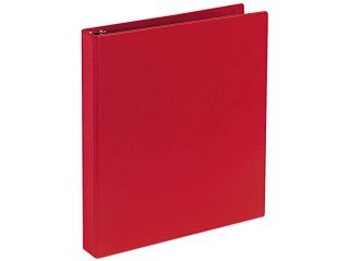 Avery 27201 Durable EZ Turn Ring Reference Binder, 11 x 8 1/2, 1" Capacity, Red