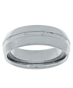 Mens Tungsten Carbide Comfort fit Band (8 mm)   Shopping