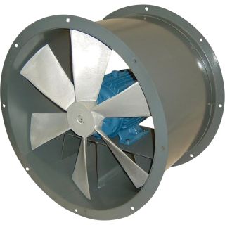 TPI Tubeaxial Direct Drive Fan — 3375 CFM, 18in., Single Phase, Model# TXD18-1/3-EXP