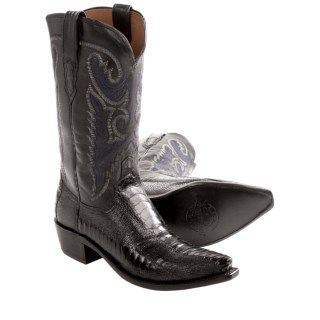 Lucchese Ostrich Leg Cowboy Boots (For Men) 8250H