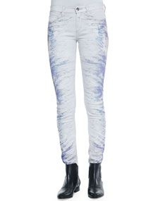 IRO Nedira Splash Print Skinny Jeans