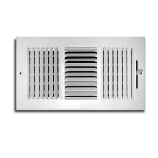 TruAire 14 in. x 8 in. 3 Way Wall/Ceiling Register H103M 14X08