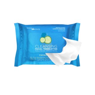 Forever Young Cucumber 30 count Facial Makeup Wipes (Pack of 2