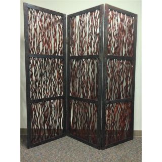 72 x 72 Branch Screen 3 Panel Room Divider by Screen Gems
