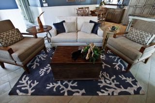 Family Room Rug   Coastal   Living Room   Photos by Beth Whitlinger
