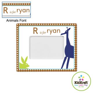 KidKraft Personalized Boys Frame   Animals   W71027 1   Picture Frames
