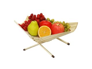 Fruit Basket Bowl Chef Collection Foldable Bamboo 100% Eco Friendly Produce New