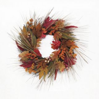 Holiday Living Leaf Indoor/Outdoor Artificial Thanksgiving Wreath