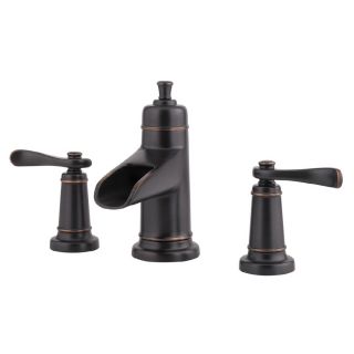 Pfister Ashfield Tuscan Bronze 2 Handle Widespread WaterSense Bathroom Faucet (Drain Included)