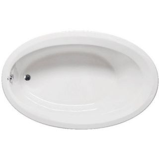 Americh CA6040ADAL WH Catalina Luxury Oval Whirlpool Bathtub with 6