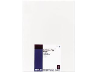 Epson Exhibition Fiber Paper, Micro Porous Smooth Gloss, 13 x 19, White, 25 Sheets