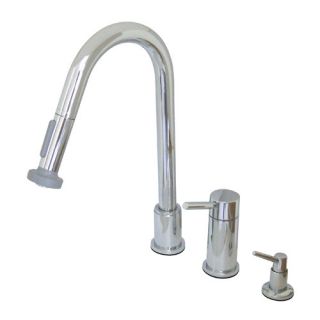 Elements of Design Concord Widespread Kitchen Faucet with Pull Out