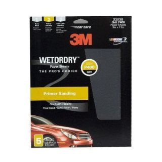 3m 32038 Imperial Wetordry 9" X 11" Sheet   5 Sheets Per Pack
