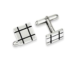 Square Cuff Links in Sterling Silver