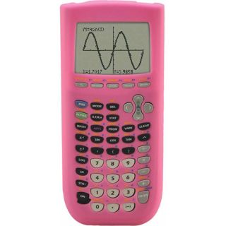 Guerrilla Protective Silicone Case for TI 84 Plus Graphing Calculator, Pink Office Technology