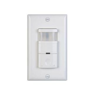 Nicor 120   277 Volt Occupancy/Vacancy Passive Infrared Motion Sensor Wall Switch DOS180LPWH